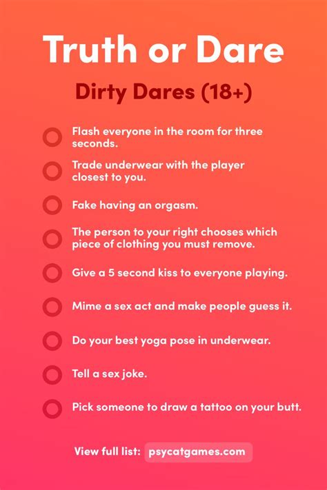 dirty truth or dare generator.